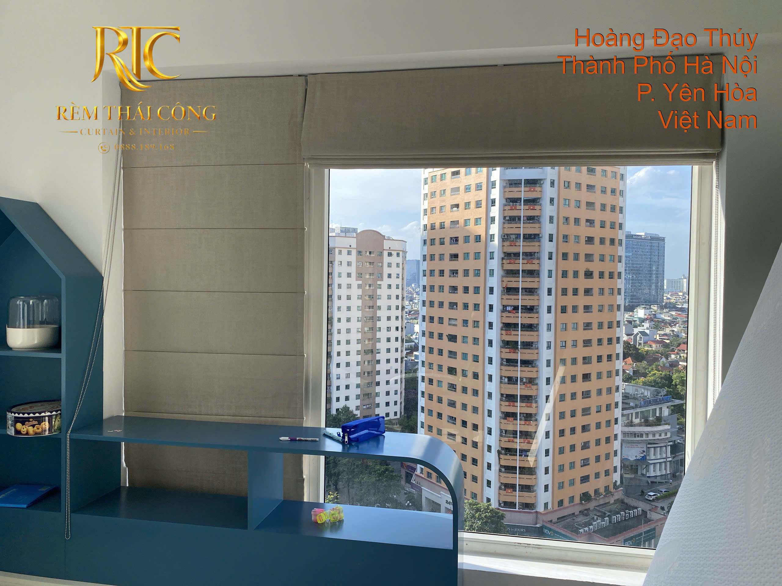 RÈM ROMAN- GIẢI PHÁP CHE NẮNG HIỆN ĐẠI, TINH GỌN CHO CHỊ TRINH - HOÀNG ĐẠO THÚY